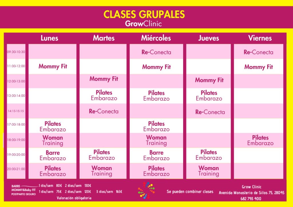 Clases de embarazo y postparto
